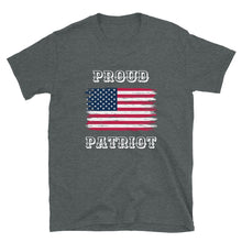 Cargar imagen en el visor de la galería, Proud Patriot American Flag Short-Sleeve Unisex T-Shirt