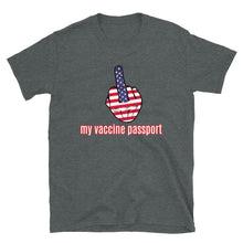 Cargar imagen en el visor de la galería, My Vaccine Passport Short-Sleeve Unisex T-Shirt