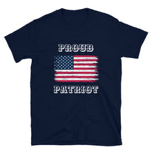 Cargar imagen en el visor de la galería, Proud Patriot American Flag Short-Sleeve Unisex T-Shirt