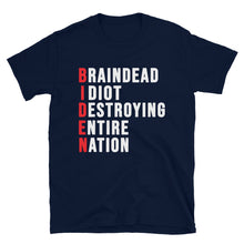 Cargar imagen en el visor de la galería, Special Edition Biden destroying nation Short-Sleeve Unisex T-Shirt