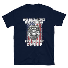 Load image into Gallery viewer, Lions not sheep Short-Sleeve Unisex T-Shirt
