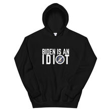 Cargar imagen en el visor de la galería, BIDEN IS AN IDIOT Unisex Hoodie