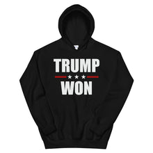 Cargar imagen en el visor de la galería, TRUMP WON Unisex Hoodie