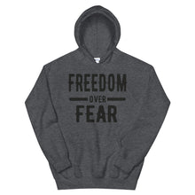 Cargar imagen en el visor de la galería, Freedom over Fear Unisex Hoodie