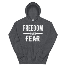Cargar imagen en el visor de la galería, Freedom Over Fear Unisex Hoodie