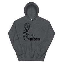Cargar imagen en el visor de la galería, Trump piss on Biden Unisex Hoodie
