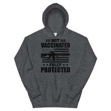 Cargar imagen en el visor de la galería, Not vaccinated fully protected Unisex Hoodie