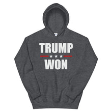 Cargar imagen en el visor de la galería, TRUMP WON Unisex Hoodie