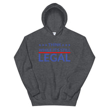 Cargar imagen en el visor de la galería, Think while it’s still LEGAL! Unisex Hoodie