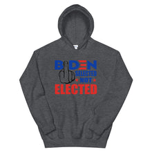 Cargar imagen en el visor de la galería, Biden Selected not Elected Unisex Hoodie