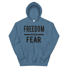 Cargar imagen en el visor de la galería, Freedom over Fear Unisex Hoodie