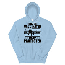 Cargar imagen en el visor de la galería, Not vaccinated fully protected Unisex Hoodie