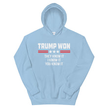 Cargar imagen en el visor de la galería, TRUMP WON Unisex Hoodie