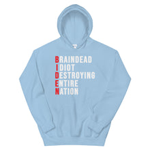 Cargar imagen en el visor de la galería, Biden destroying entire nation Unisex Hoodie