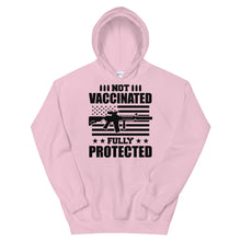 Cargar imagen en el visor de la galería, Not vaccinated fully protected Unisex Hoodie
