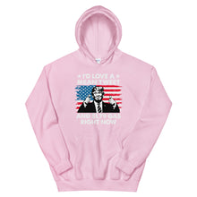 Cargar imagen en el visor de la galería, Mean Tweets and Cheap Gas Unisex Hoodie