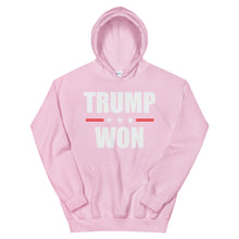 Cargar imagen en el visor de la galería, TRUMP WON Unisex Hoodie