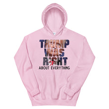 Cargar imagen en el visor de la galería, TRUMP WAS RIGHT! Unisex Hoodie