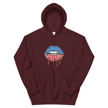 Charger l'image dans la galerie, USA Lips Unisex Hoodie