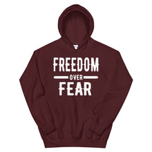 Cargar imagen en el visor de la galería, Freedom Over Fear Unisex Hoodie