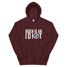 Cargar imagen en el visor de la galería, BIDEN IS AN IDIOT Unisex Hoodie