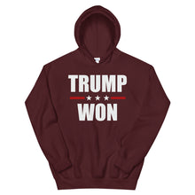 Cargar imagen en el visor de la galería, TRUMP WON Unisex Hoodie