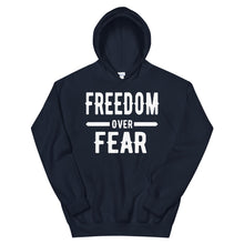 Cargar imagen en el visor de la galería, Freedom Over Fear Unisex Hoodie