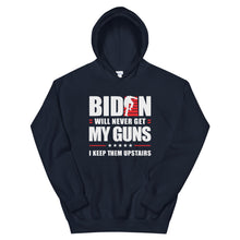 Cargar imagen en el visor de la galería, BIDEN STAIRS AND GUNS Unisex Hoodie