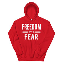 Cargar imagen en el visor de la galería, Freedom Over Fear Unisex Hoodie
