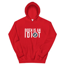 Cargar imagen en el visor de la galería, BIDEN IS AN IDIOT Unisex Hoodie