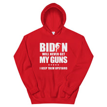 Cargar imagen en el visor de la galería, BIDEN STAIRS AND GUNS Unisex Hoodie
