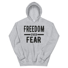 Cargar imagen en el visor de la galería, Freedom over Fear Unisex Hoodie