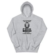 Cargar imagen en el visor de la galería, F**K BIDEN! Not one of your sheep Unisex Hoodie