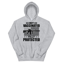 Cargar imagen en el visor de la galería, Not vaccinated fully protected Unisex Hoodie