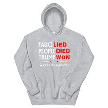 Cargar imagen en el visor de la galería, Fauci Lied Unisex Hoodie