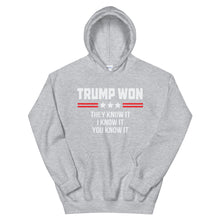 Cargar imagen en el visor de la galería, TRUMP WON Unisex Hoodie