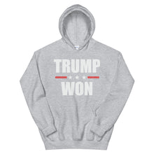 Cargar imagen en el visor de la galería, TRUMP WON Unisex Hoodie