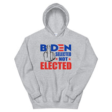 Cargar imagen en el visor de la galería, Biden Selected not Elected Unisex Hoodie