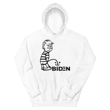 Cargar imagen en el visor de la galería, Trump piss on Biden Unisex Hoodie