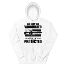 Cargar imagen en el visor de la galería, Not vaccinated fully protected Unisex Hoodie