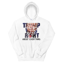 Cargar imagen en el visor de la galería, TRUMP WAS RIGHT! Unisex Hoodie