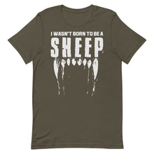 Cargar imagen en el visor de la galería, Wasn’t Born to be a Sheep Short-Sleeve Unisex T-Shirt