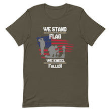 Cargar imagen en el visor de la galería, We Stand For The Flag Short-Sleeve Unisex T-Shirt