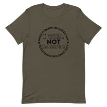 Charger l'image dans la galerie, I WILL NOT COMPLY Short-Sleeve Unisex T-Shirt