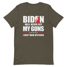 Charger l'image dans la galerie, BIDEN STAIRS AND GUNS Short-Sleeve Unisex T-Shirt