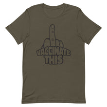 Cargar imagen en el visor de la galería, VACCINATE THIS Short-Sleeve Unisex T-Shirt