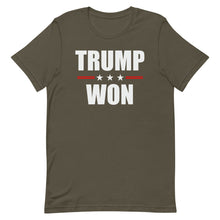 Cargar imagen en el visor de la galería, TRUMP WON Short-Sleeve Unisex T-Shirt