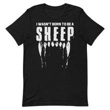 Cargar imagen en el visor de la galería, Wasn’t Born to be a Sheep Short-Sleeve Unisex T-Shirt