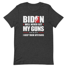 Charger l'image dans la galerie, BIDEN STAIRS AND GUNS Short-Sleeve Unisex T-Shirt