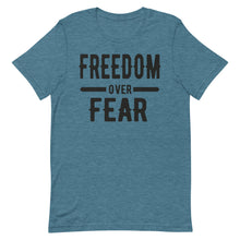 Cargar imagen en el visor de la galería, Freedom over Fear Short-Sleeve Unisex T-Shirt